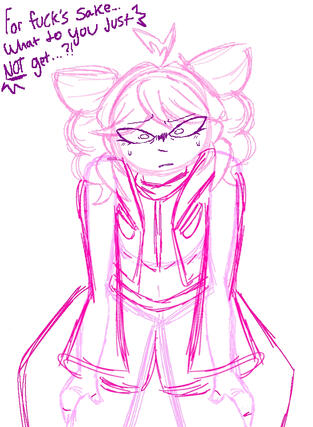 testing a facial expression